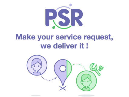 Public Service Request is a simple tool to request things of, or report things to, Service Providers, even if you don't know which service provider is responsible.